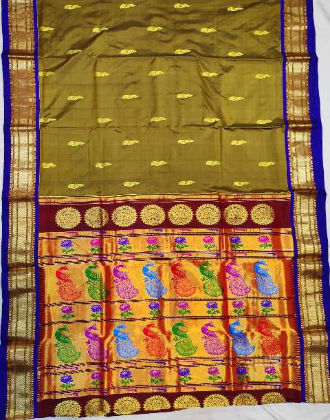 Original Tisssue Paithani Pure Silk | Resham Bazaar