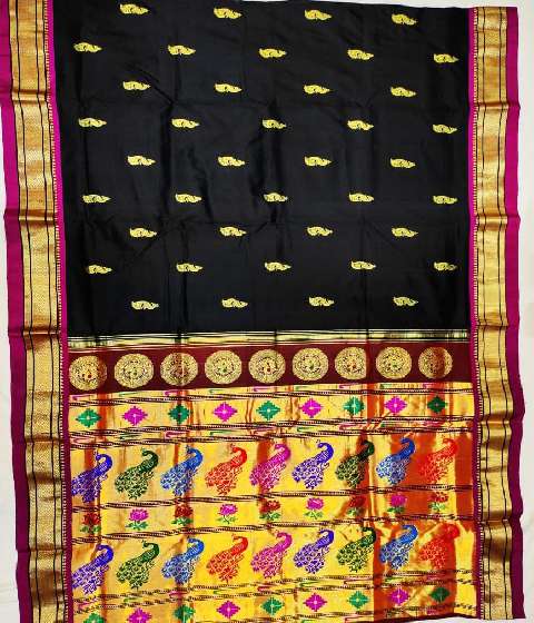 Original Tisssue Paithani Pure Silk | Resham Bazaar